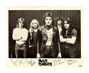 Iron Maiden Signed Photograph JSA