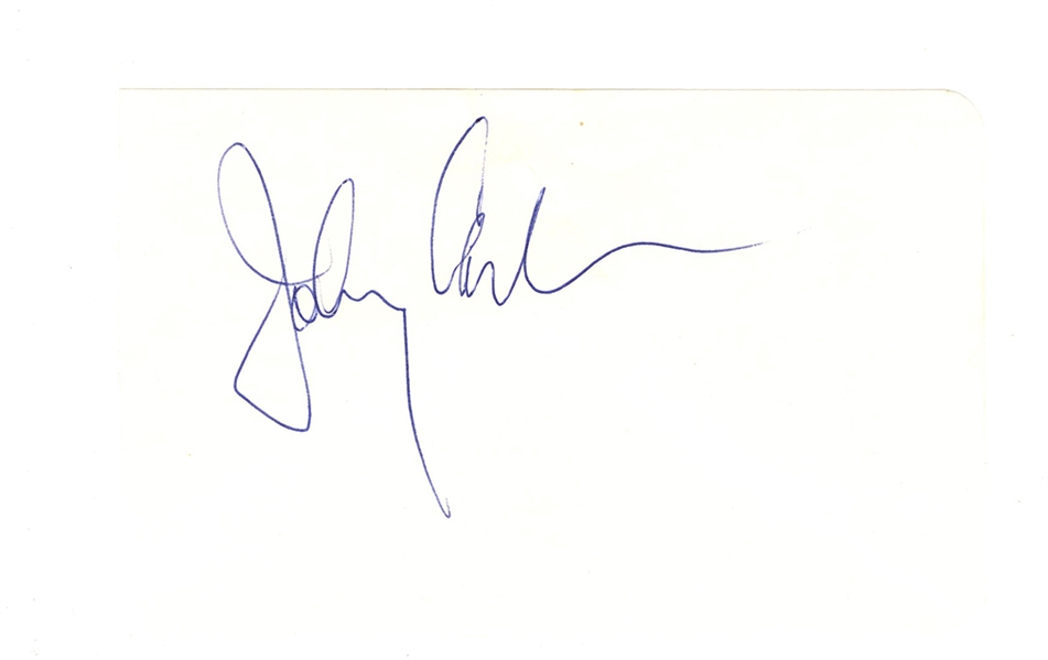 Johnny Cash Signed Album Page JSA