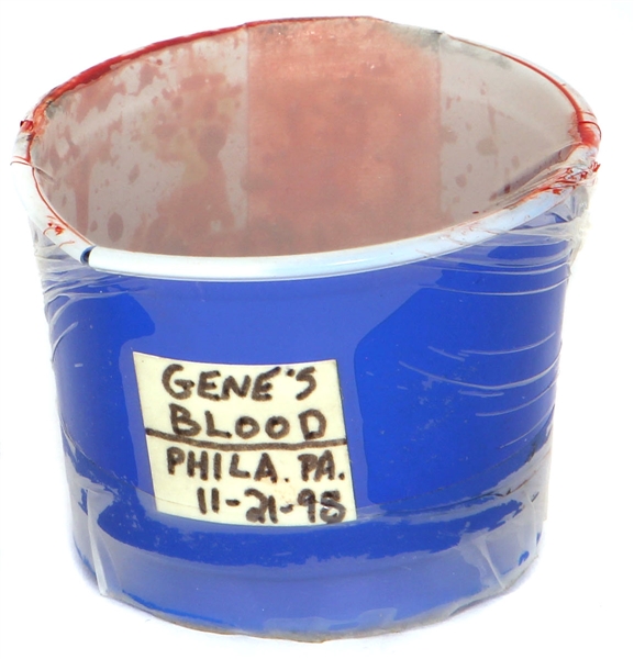 KISS Gene Simmons Blood Cup Drank Blood from for Bass Solo Psycho Circus Tour Nov 21, 1998 Philadelphia PA Concert