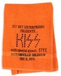 KISS Styx 1975 Alive Tour Jacksonville, FL December 6, 1975 Concert Promotor Promo Towel