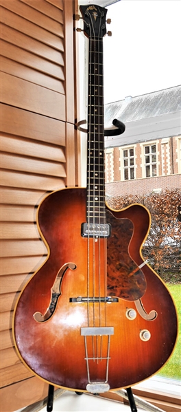 The Rolling Stones Dick Taylor 1961 Hofner Bass Guitar Played by Keith Richards & Brian Jones During First Recordings/Live Performances Dick Taylor Collection