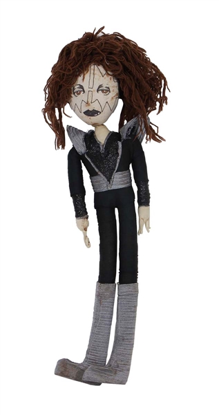 KISS Ace Frehley 1976-1977 Destroyer Rock And Roll Over Tour Fan Made 22" Doll given to Ace as a gift -- formerly owned by Ace Frehley