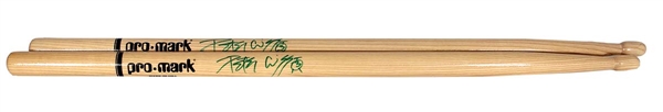 KISS Peter Criss 3 FEET Oversized ProMark Signed Pair Of Display Drumsticks Circa 2012