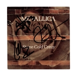 Metallica Signed “Stone Cold Crazy” CD Cover