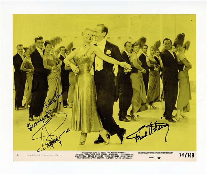 Fred Astaire Signed Movie Still