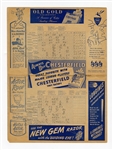 Al Jolson Signed 1947 New York Giants Program