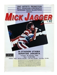 Mick Jagger Live In Senayan, Jakarta October 30th, 1988 Collection of Memorabilia