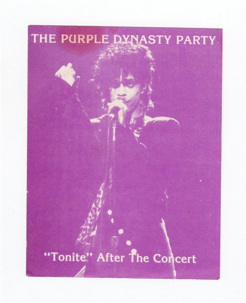 Prince “Purple Rain” The Purple Dynasty Party Invitation