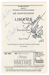 Liberace Signed Program