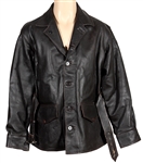 Albert Grossman Owned & Worn Brown Leather Jacket
