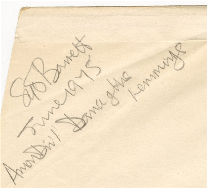 Syd Barrett Signed “Dance of the Lemmings” Album Inner Sleeve REAL