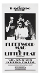 Fleetwood Mac Little Feat 1974 California Concert Poster 