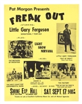 Frank Zappa 1966 Concert Poster