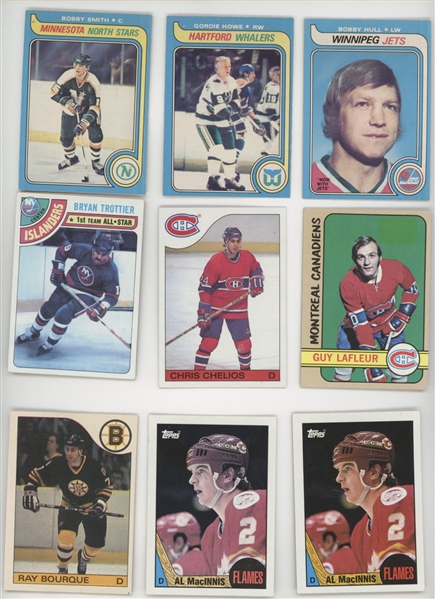 Lot of 11 Topps and O-Pee-Chee Hockey Cards