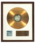 John Lennon “Imagine” Original RIAA White Matte Gold Album Award