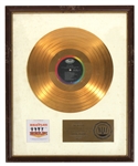 The Beatles “Help!” Original RIAA White Matte Gold Album Award Presented to The Beatles.