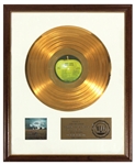 John Lennon “Mind Games” Original RIAA White Matte Gold Album Award Presented to John Ono Lennon
