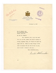 Franklin D. Roosevelt Signed Letter