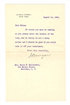 J.P. Morgan Signed Letter