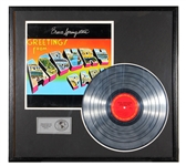 Bruce Springsteen “Greetings From Asbury Park” Original In-House Record Award