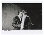 Elvis Presley Original Alfred Wertheimer Signed and Stamped Photograph