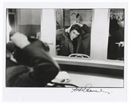 Elvis Presley Original Alfred Wertheimer Signed and Stamped Photograph