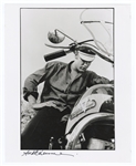 Elvis Presley Original Alfred Wertheimer Signed and Stamped Photograph