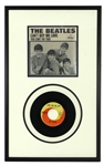 Beatles "Cant Buy Me Love" 45 Record Display