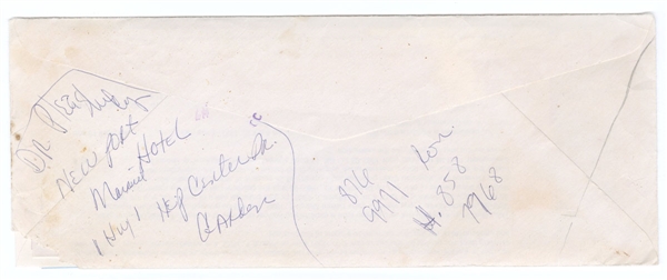 Lot Detail - Michael Jackson Hand-Annotated Envelope