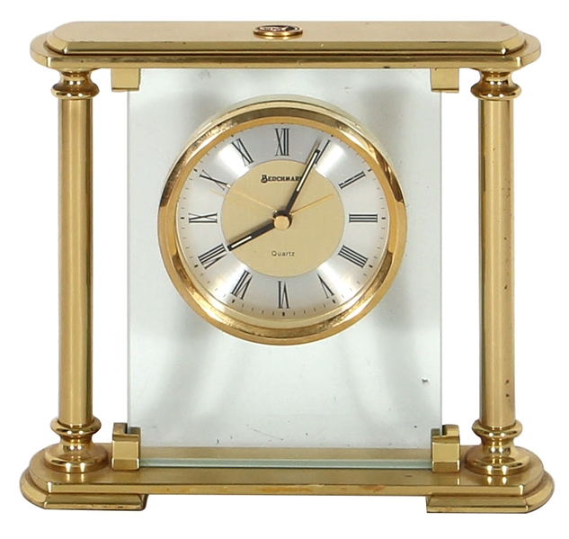 Elvis Presleys Personally Owned and Used Desk Clock
