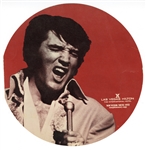 Elvis Presley 1972 Las Vegas Hilton International Hotel Red Souvenir Menu