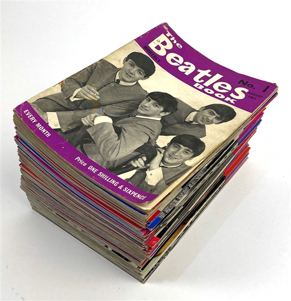 The Beatles Book Monthly Magazines Complete Set 1-77