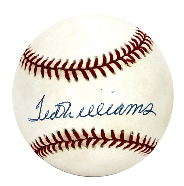 Ted Williams Single Signed baseball