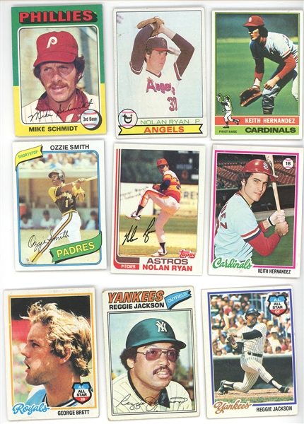 Lot of 12 Topps Baseball Cards