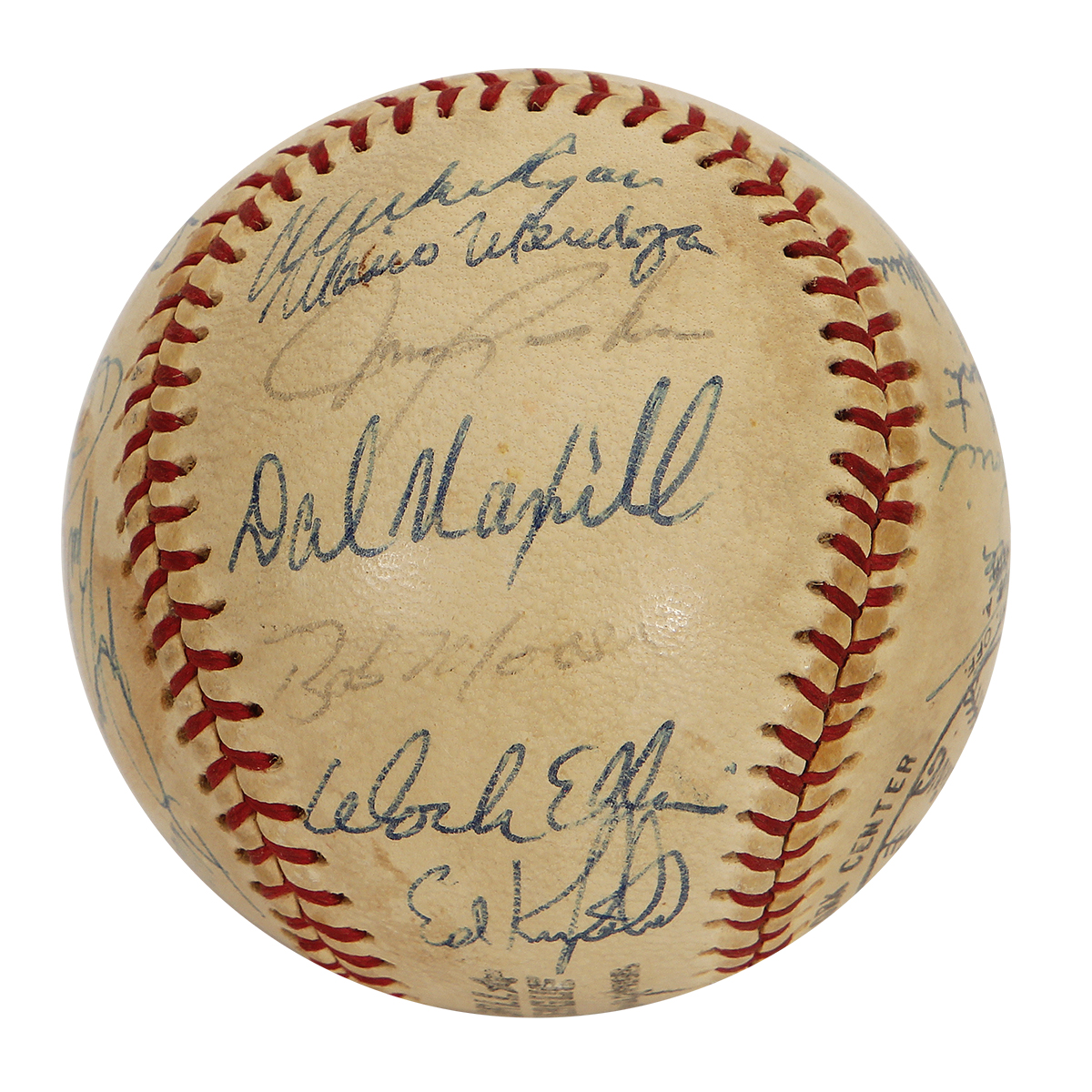 Lot Detail - 1974 Pittsburgh Pirates Team Signed Baseball (23 ...