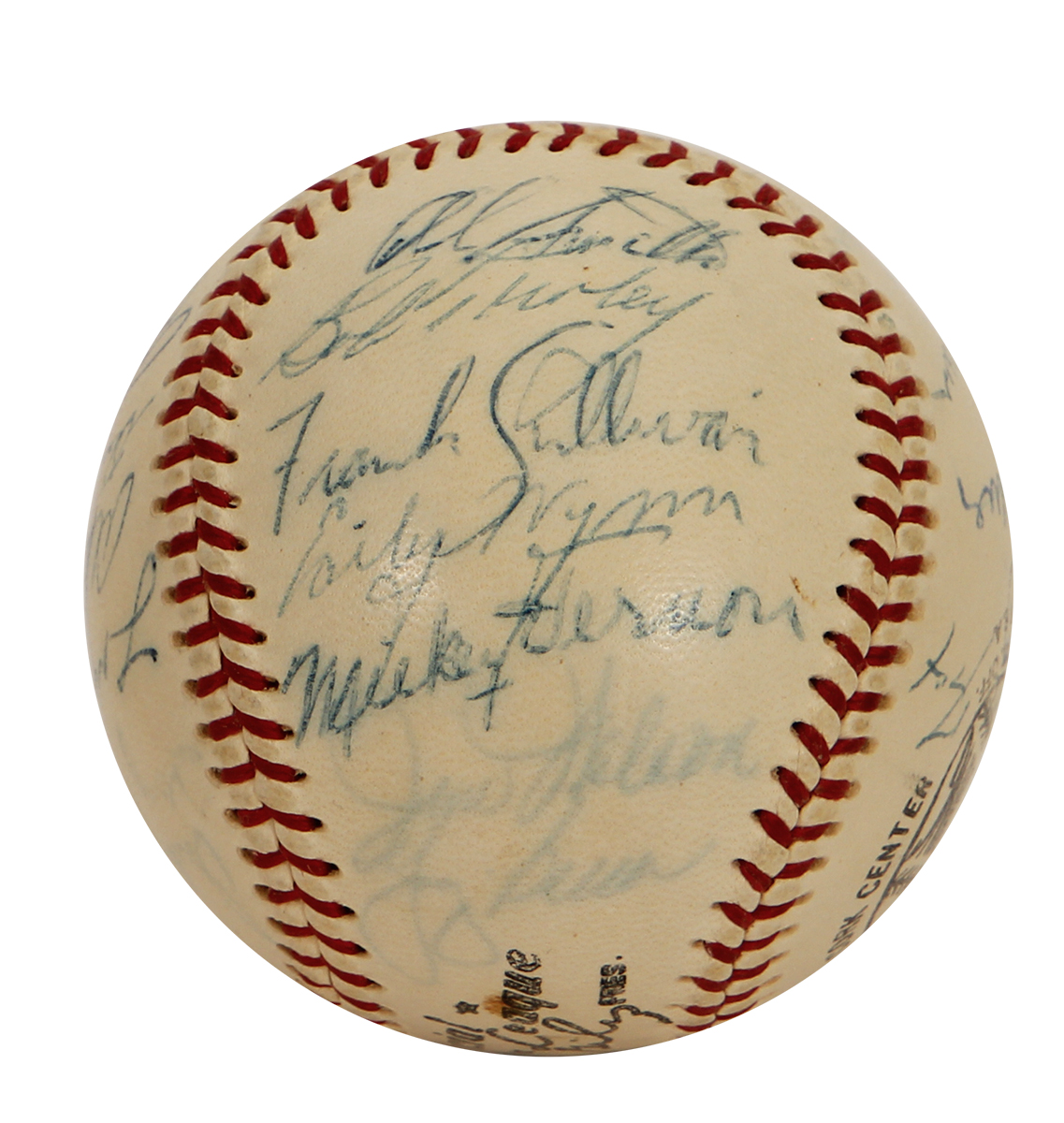 Lot Detail - 1955 American League All-Stars Signed Baseball (24 ...