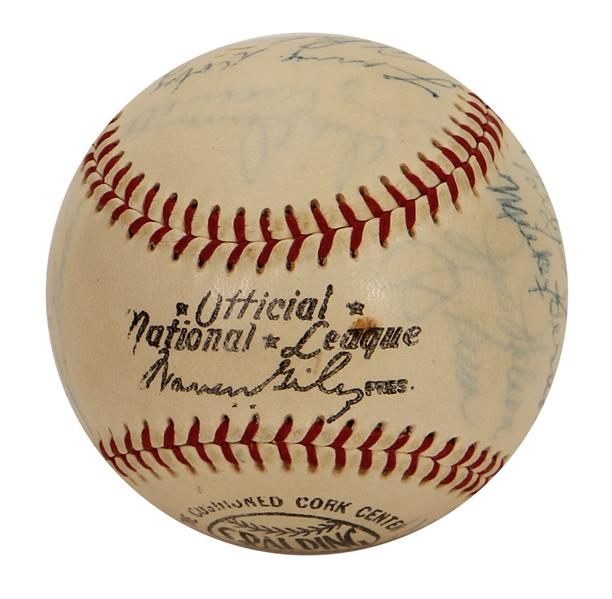 Lot Detail - 1955 American League All-Stars Signed Baseball (24 ...