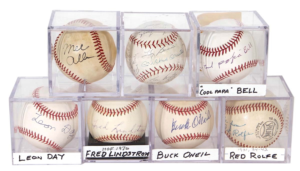 Lot of 7 Better Signed Baseballs