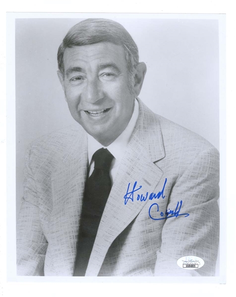 Howard Cosell Signed Photograph JSA