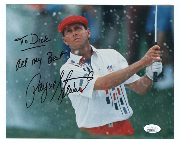 Payne Stewart Signed & Inscribed Photograph JSA