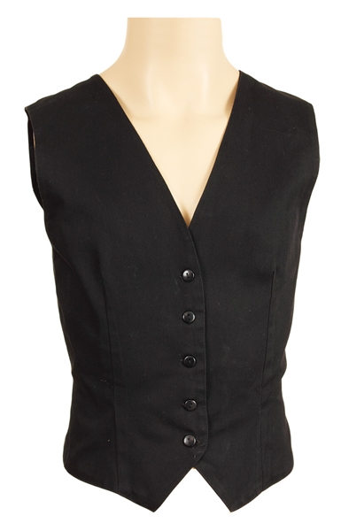 Bruce Springsteen Stage Worn Black Vest