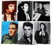 Collection of Six Vintage Promotional Elvis Presley 8 x 10 Photographs