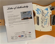 Allman Brothers Band Signed Fender Squier Telecaster Guitar PSA BECKETT