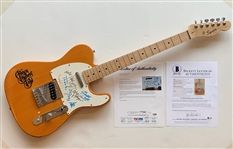Allman Brothers Band Signed Fender Squier Telecaster Guitar PSA BECKETT