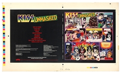 KISS Unmasked USA Album Cover Production Proof Sample April 30, 1980
