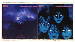 KISS Creatures Of The Night USA Album Cover Production Proof Sample October 1, 1982