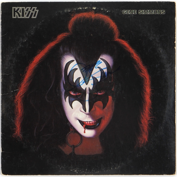 KISS Gene Simmons Signed "Gene Simmons" Album