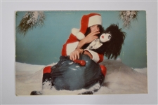 KISS Paul Stanley Signed Christmas Card from 1977
