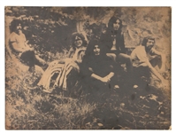 KISS Peter Criss Band Chelsea 1970 Vintage Original Group Cardboard Photo 17.5 x 24 --- One-of-a-Kind -- formerly owned by Peter & Lydia Criss