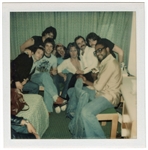 KISS Original Vintage Polaroid Photo taken by Ace Frehley of Peter Criss Bill Aucoin Jr Smalling John Harte Rick Stuart Mick Campise 1976